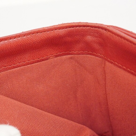 Chanel Matelasse Lambskin Wallet Red Women's - Picture 11 of 16